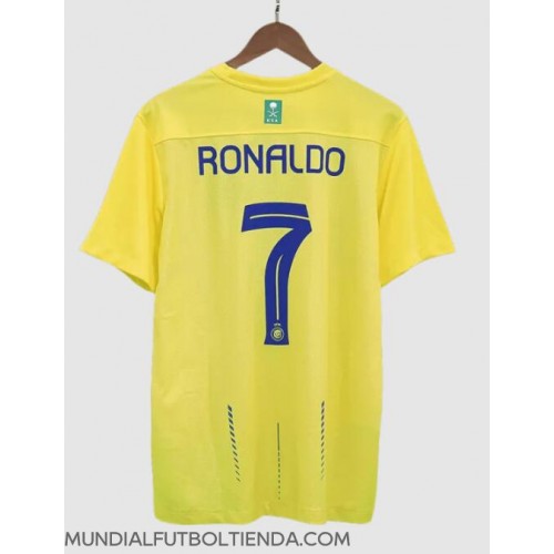 Camiseta Al-Nassr Cristiano Ronaldo #7 Primera Equipación Replica 2023-24 mangas cortas